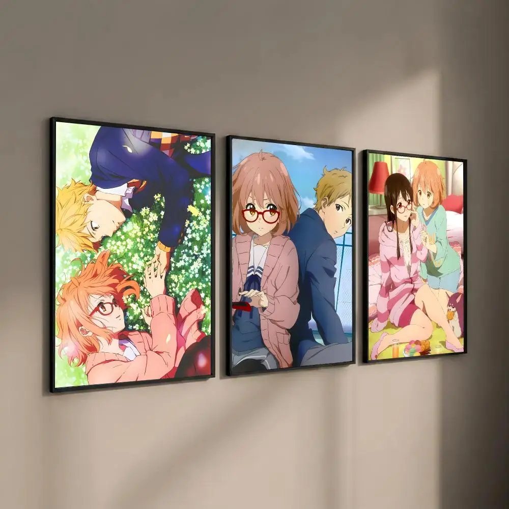 Beyond The Boundary Poster Self-adhesive Art Waterproof Paper Sticker Coffee House Bar Room Wall Decor