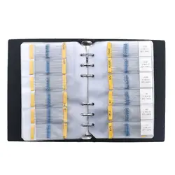 1300pcs 130Value 1% 1/4W Metal Film Resistors Sample Book 0.25W 1R-3M Assorted kit