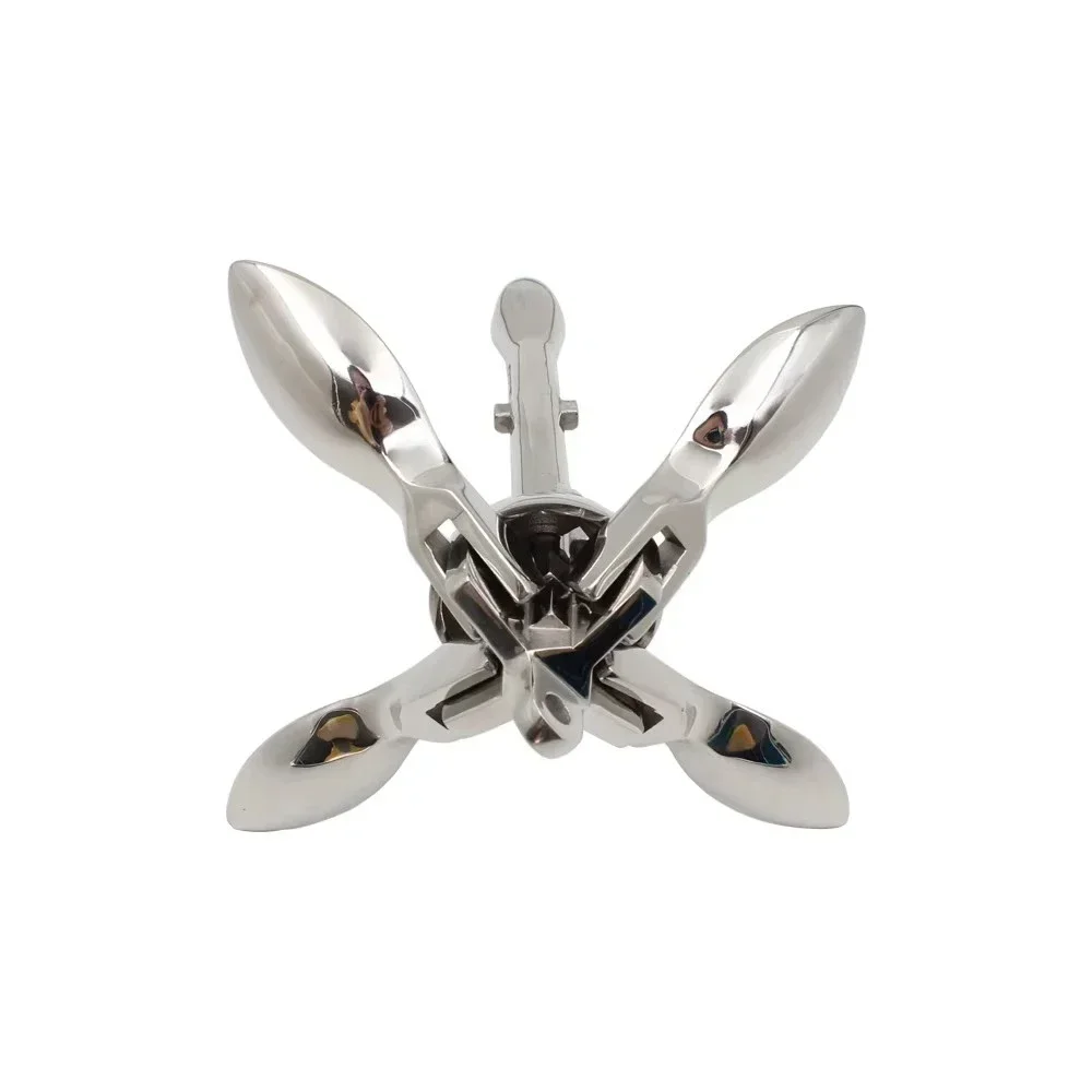 ชุดสมอเรือแบบพับได้ ทำจากสแตนเลส 316 สำหรับเรือขนาดเล็ก