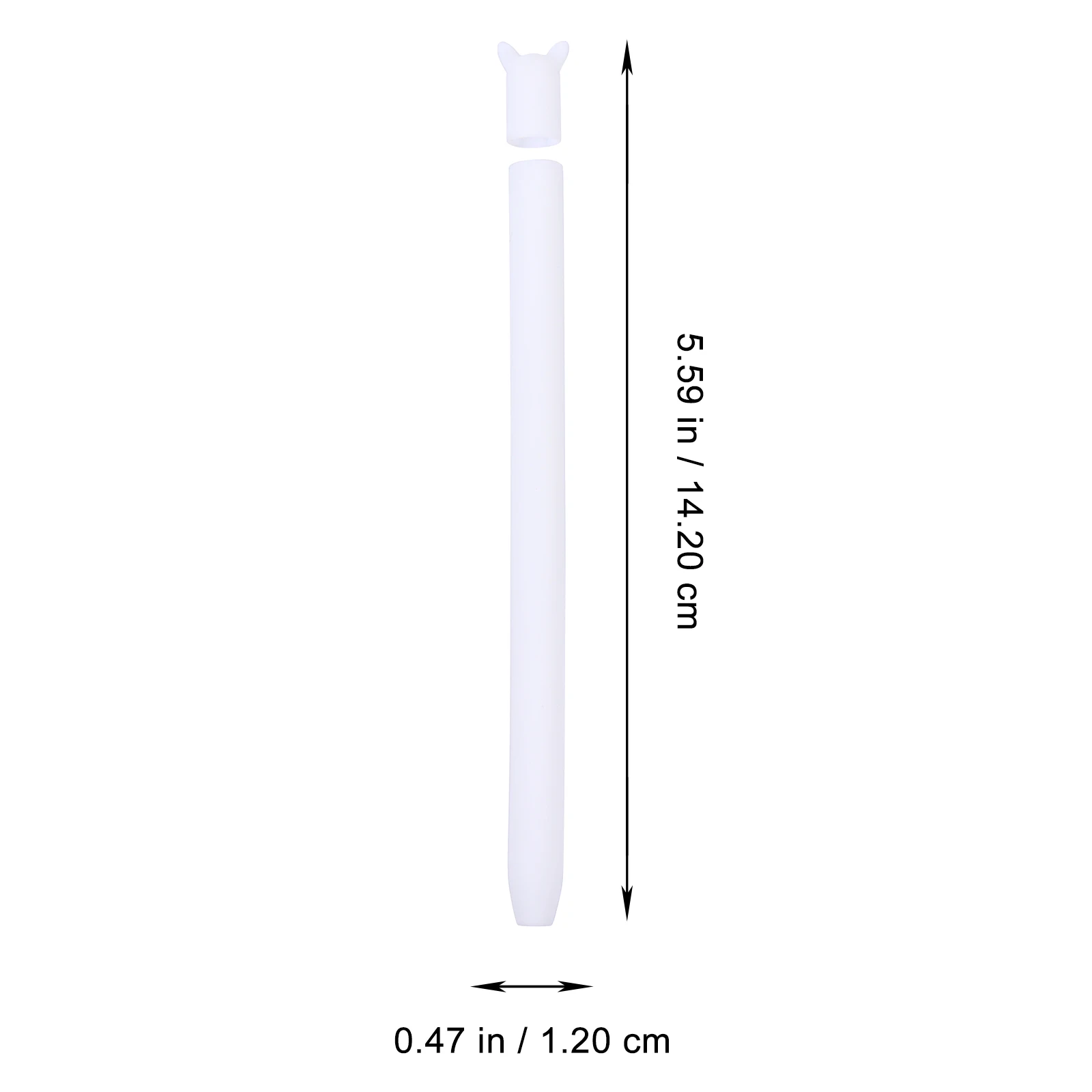 Stylish Cartoon Rabbit Ears Stylus Pen Cover Silicone Case For Apple Pencil 2 Anti Roll Scratch Protection