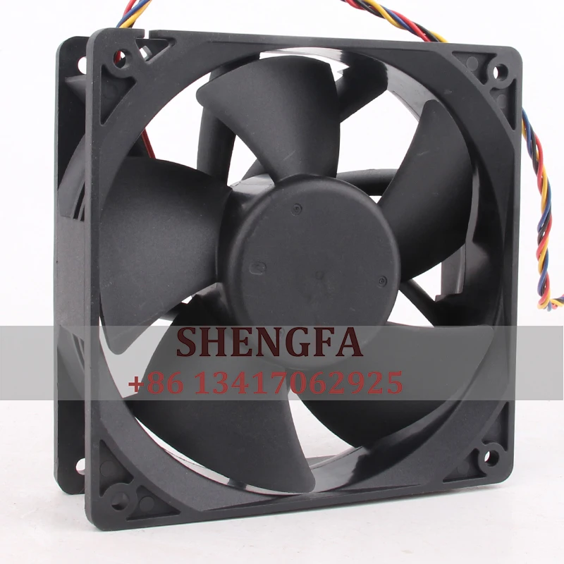 AVC Case Fan Dual Ball Bearing DBPJ1238B2G 120*120*38MM 12V 3.12A 12038 4-Wire PWM Temperature Control Large Airflow Cooling Fan