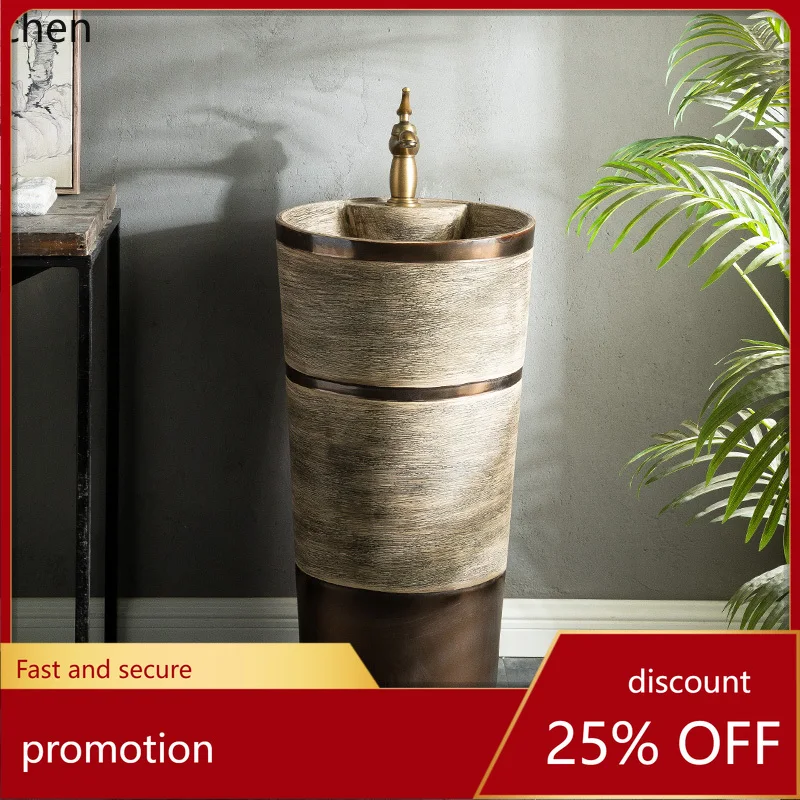 

ZML column type washbasin column basin integrated floor column basin washbasin outdoor washbasin courtyard