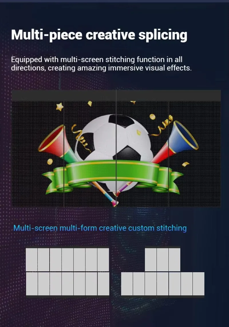 จอแสดงผล LED แบบลอยได้, จอแสดงผลแบบพรมวิเศษ, จอแสดงผลแบบผ้า
