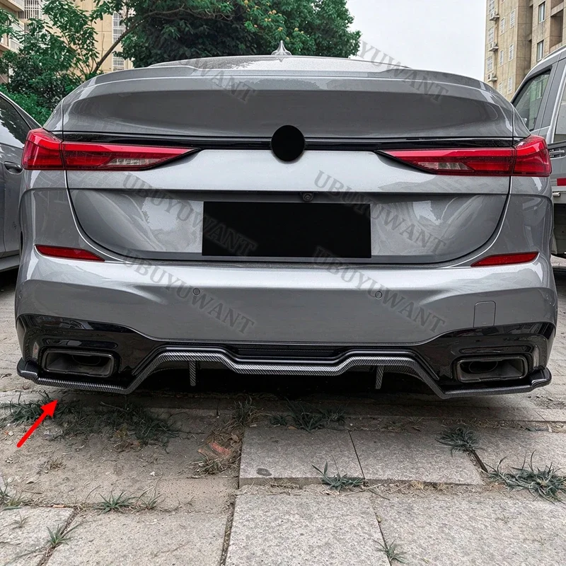 For BMW 2 Series F44 M Sport 2020-2024 Car Rear Bumper Diffuser Splitters Spoiler Back lip shunt body kit