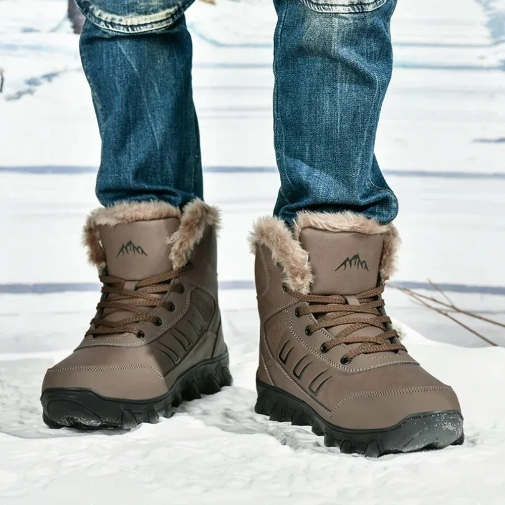 2025 Botas de nieve profesionales de felpa extranjera, cálidas, suaves, cómodas, resistentes al desgaste, para caminar, movimiento