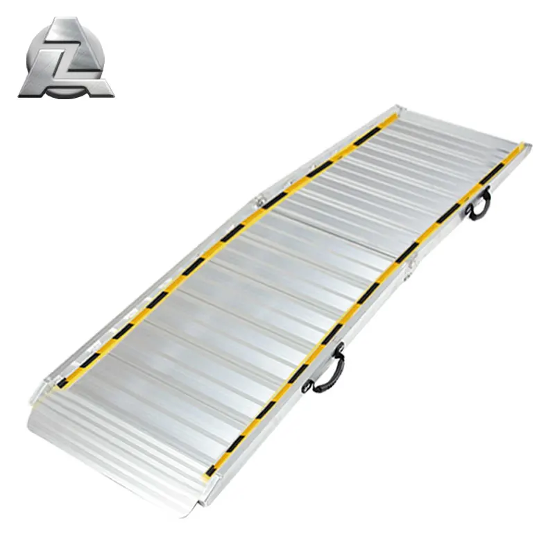 large stock Portable lightweight ZJD-RBH262 aluminum foldable tractor trailer ramps