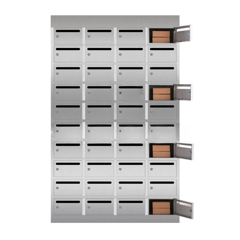 With digital smart mailbox locker lock outdoor