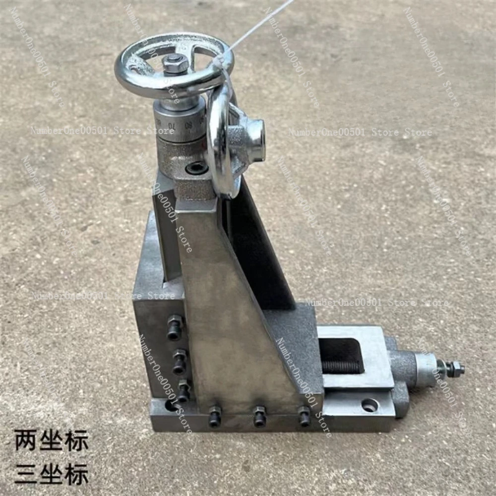 Cast Iron Dovetail Slide Plate 2 Axis Vertical Slide 3 Axis Cross Drilling Milling Table Guide Rail for Industrial Machine DIY