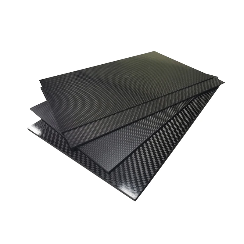 195x245mm 3K Real Carbon Fiber Plate Panel Sheets 0.25 0.5 1.0  1.5 2.0 2.5 3.0 4.0 5.0mm Composite Hardness Material Anti-UV