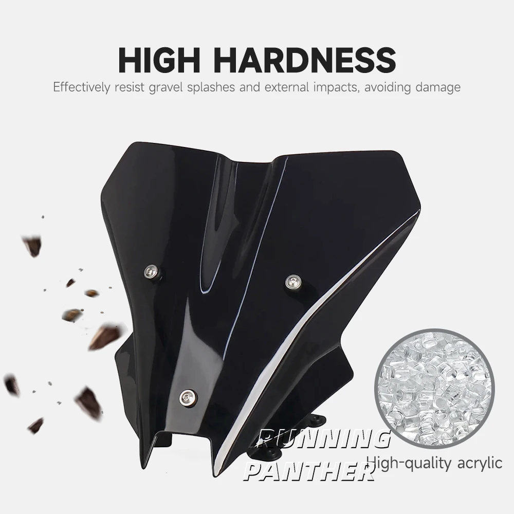 FOR Honda CB750 HORNET Dedicated front windshield with raised chest protection rain and sun protection shock resistance 2025 New