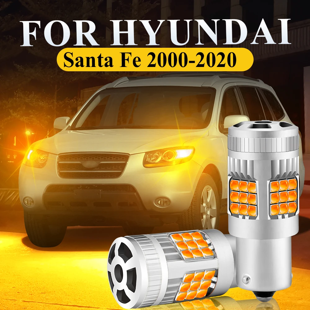 

Turn Signal LED Lights For Hyundai Santa Fe 1 2 3 4 2000-2020 2012 2013 2014 2015 2016 2017 2018 2019 Front Rear Indicator Lamp