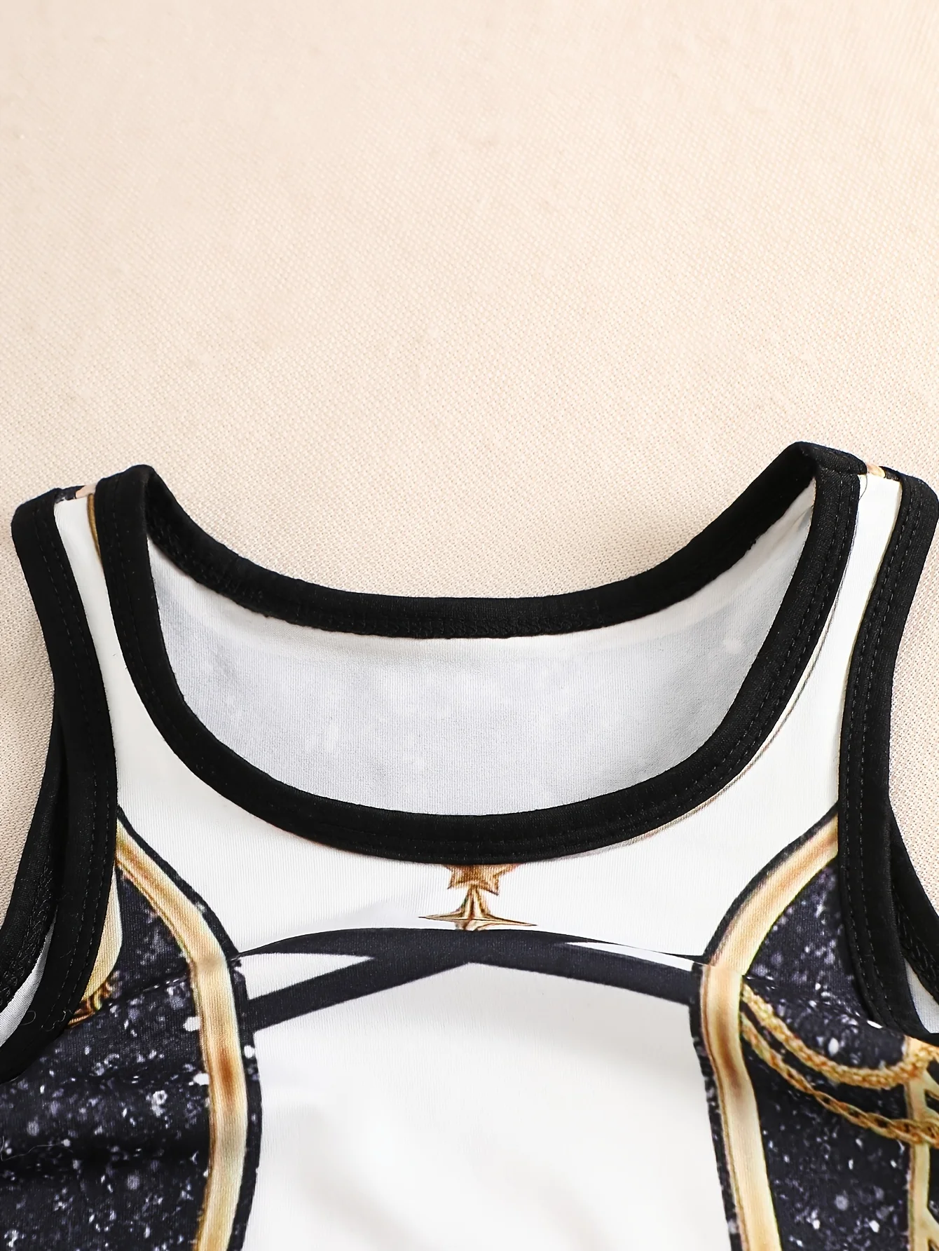 Girls' Tank Top Dress Stage Performance Summer Printed Sleeveless A-line Casual College Style Dress image 5