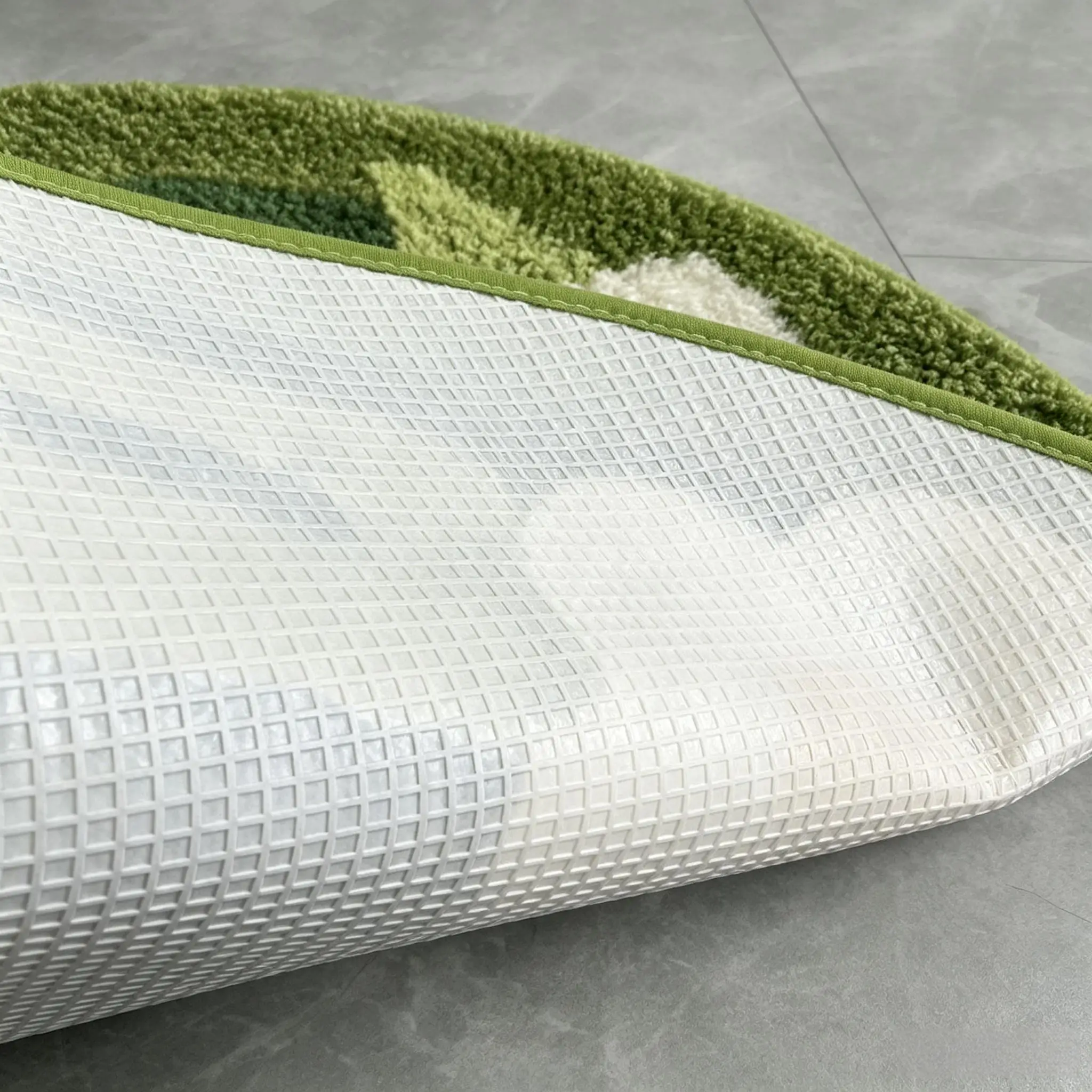 Forest Moss Rug, Premium Flocked Bedroom Living Room Decor Carpet, 3D Textured Surface, Handcrafted High-Density Weave