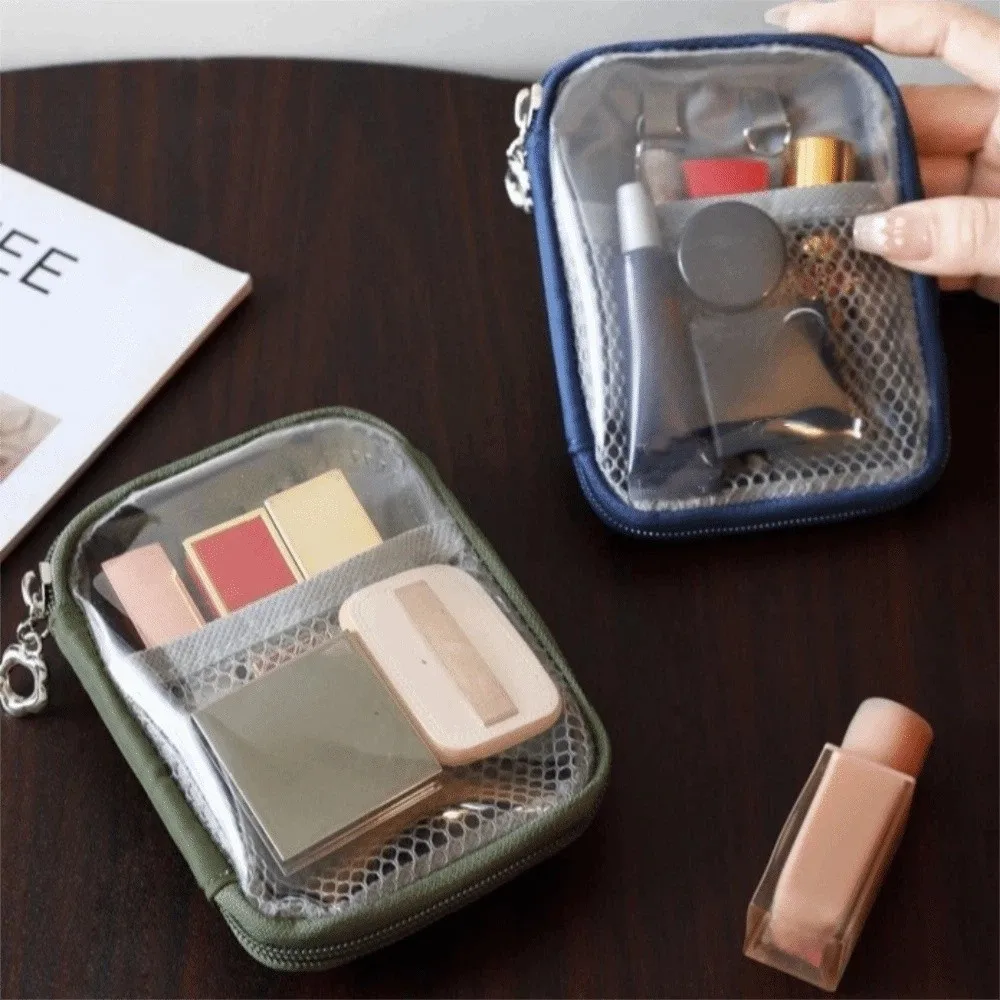 

Прозрачная сумка для хранения из ПВХ, большая вместительная водонепроницаемая косметичка с жестким корпусом, многофункциональная косметичка на молнии, органайзер