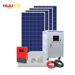 NUUKO TOP SHOP 10KW complete solar system off-grid photovoltaic solar power generation system