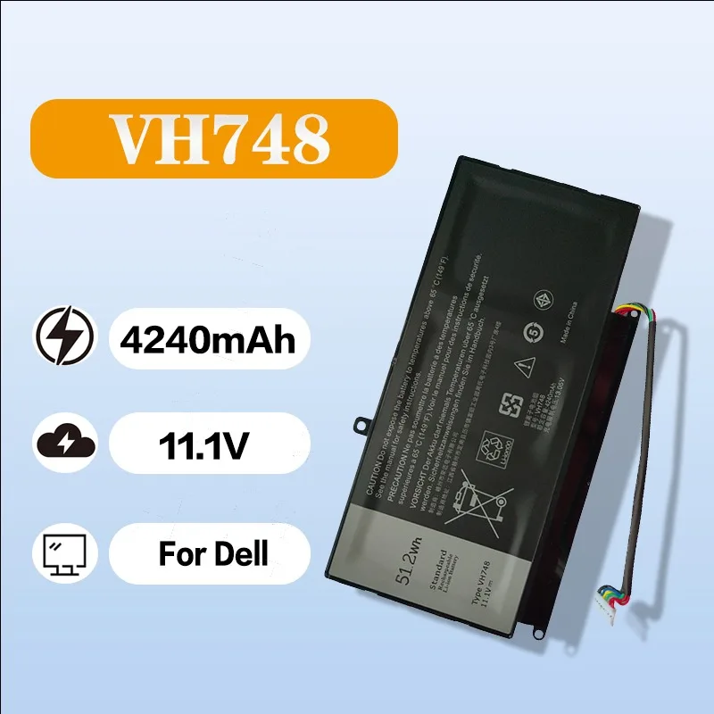 

Laptop Battery VH748 for Dell Vostro 5460/5470/5560 / 14 5439 (P41G) 11.1V 4240mAh Replacement Notebook Battery