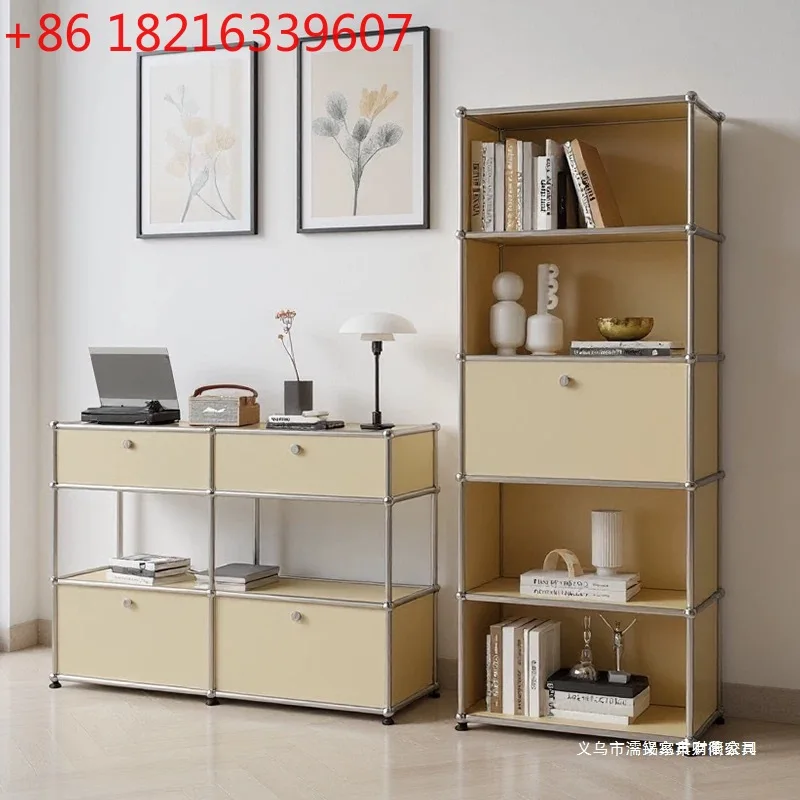 YAO medieval TV storage storage module combination side cabinet