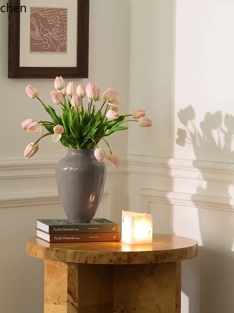 

L15- Ceramic Living Room Decoration Hydroponic Vase Entrance Tabletop Ornament Display Piece