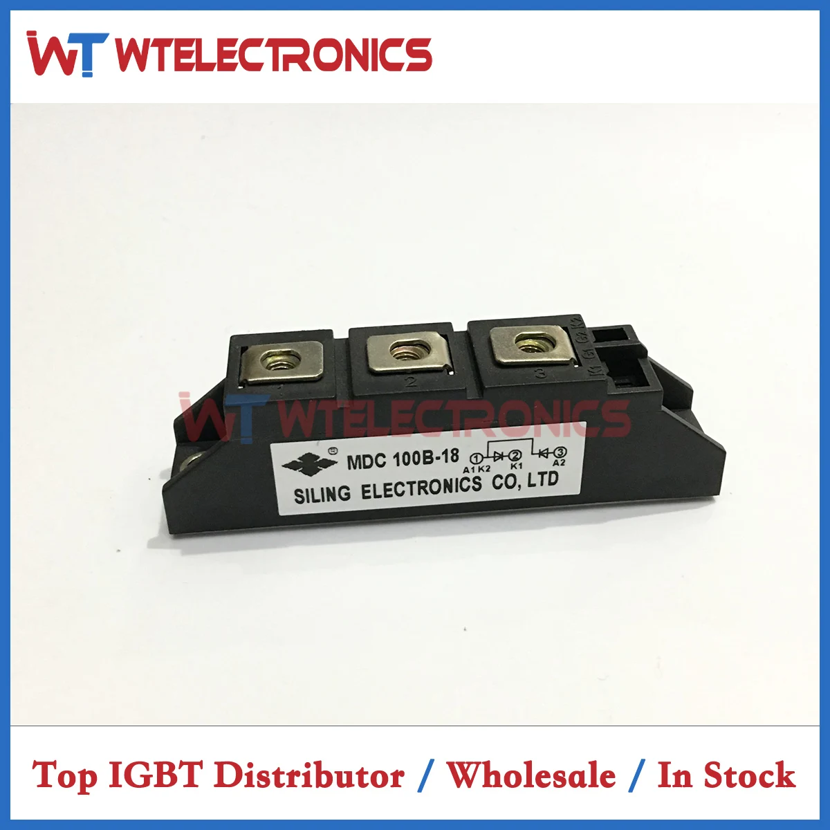 

MDC 100B-18 New Original MDC 100B-18 Diode Rectifier Module MDC100B 18 MDC100B18