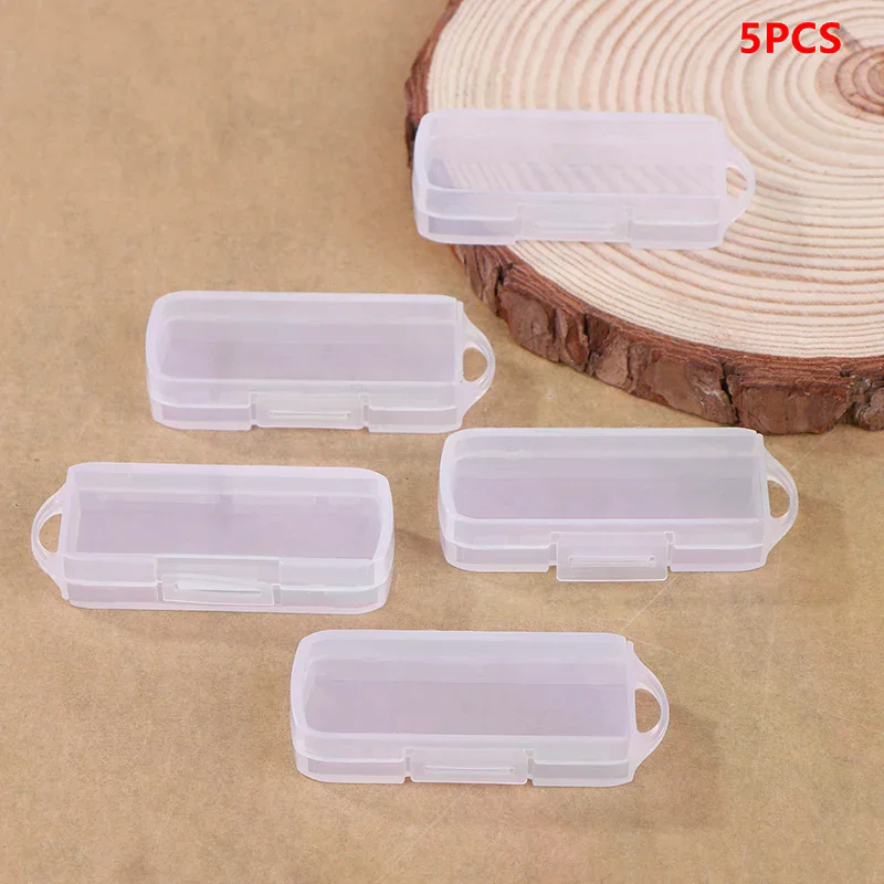5pcs PC USB Flash Drive Cases Contemporary Style Storage Boxes With Lids For OTG Rotating Drives Home Organization Storage Bins