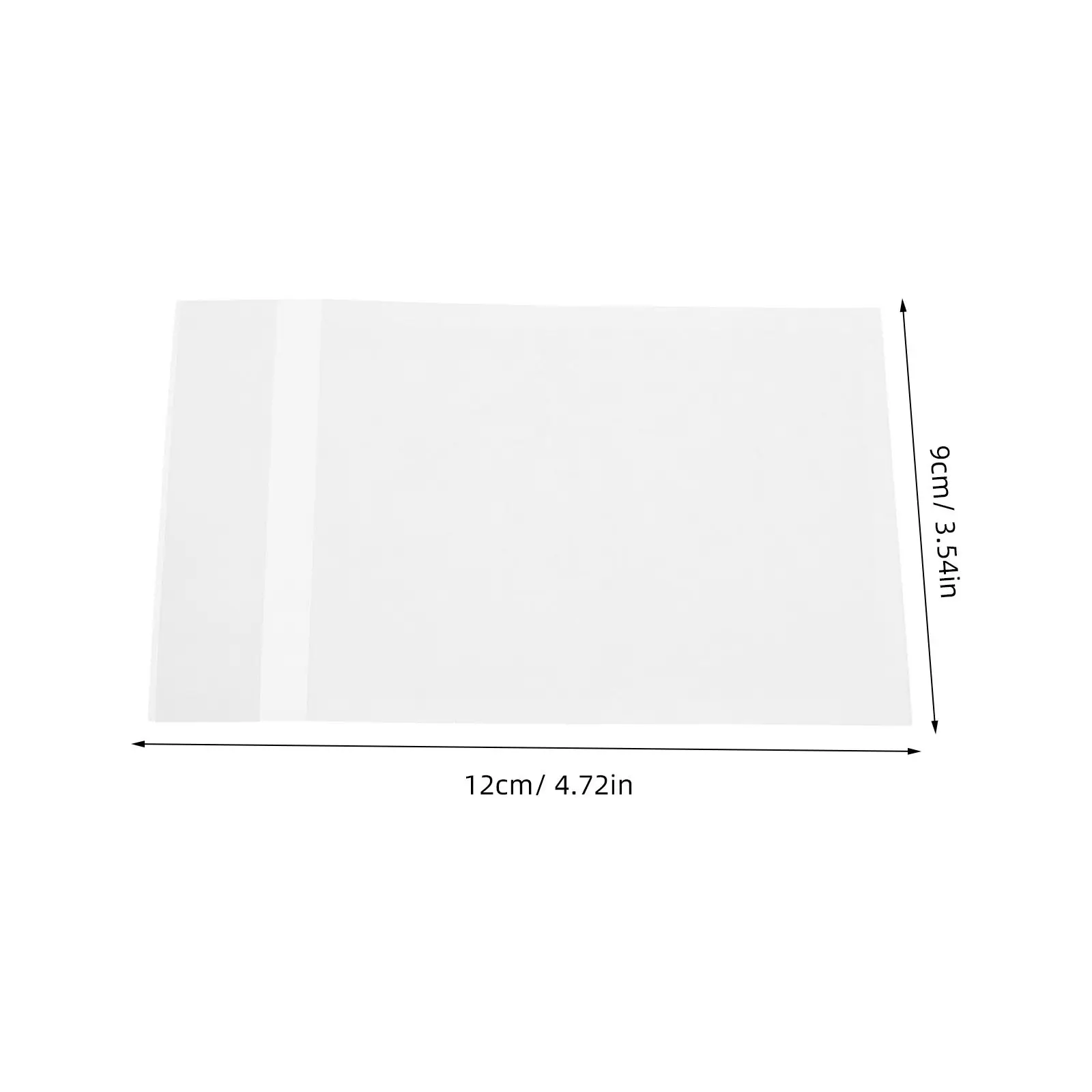 200Pcs Translucent Envelopes 4.72x3.54 Inches Self-Seal Glassine Paper Bags for Wedding Invitations Cards Mailing Snacks view 5