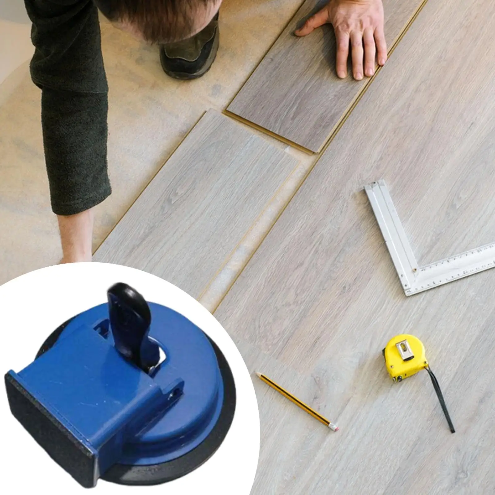 Ergonomic Floor Fixer Tool Powerful Seamless Seam Setter Household Tile Repair Kit Anti Slip Handle for Construction