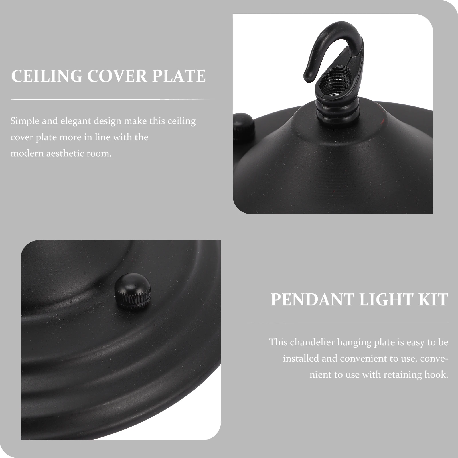 

Chandelier Hook Base Ceiling Cover Plate Pendant Light Mounting Bracket For Hallway Living Room Cafe Led Bulb Tube