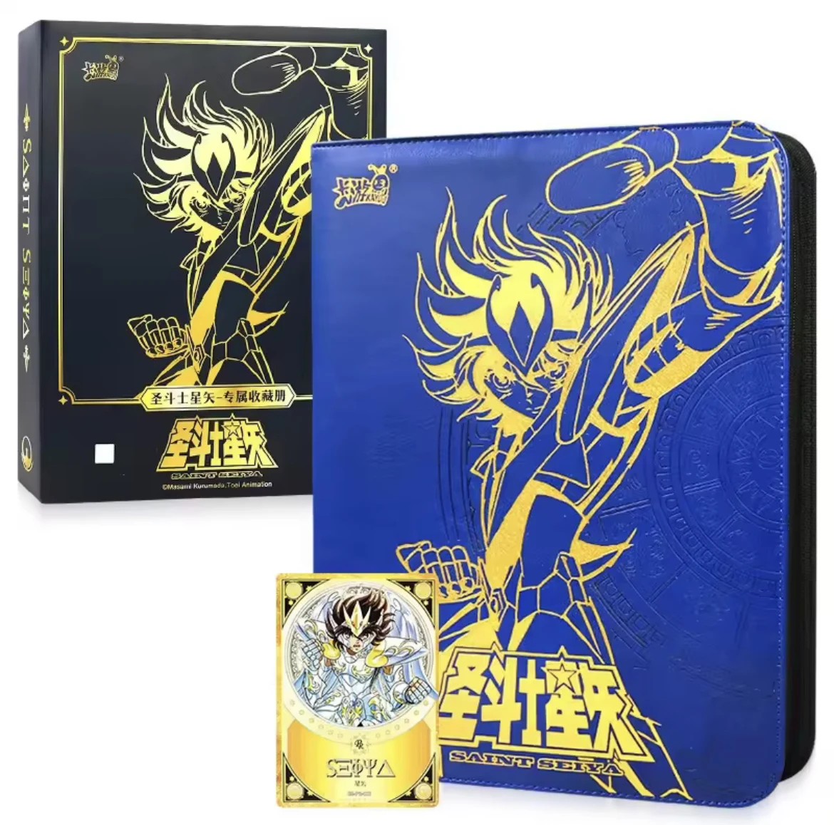 KAYOU Saint Seiya Card Book 9 Grid Album PR Saint Cloth Awakening High-capacity Holder 360 Pcs Collection Binder Kids Toy  Gift