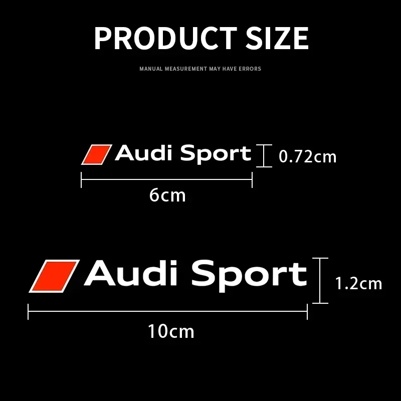 Car Styling Rearview Mirror Decoration Sticker for Audi Sport Sline RS A3 A4 B8 8P 8V B6 A5 A6 C7 Q5 B9 B7 C6 A1 Car Accessories