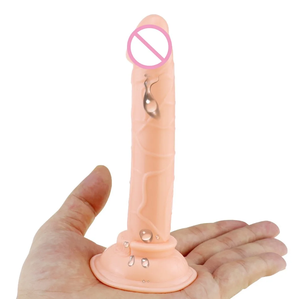 Mini Translucent Soft Dildo for Women Suction Cup Realistic Penis Sexual Harness Anal Sex Toy G-spot Masturbator Dick Lesbian