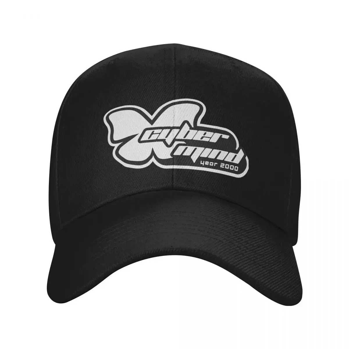 CYBER MIND : YEAR 2000 logo (blacK) Baseball Cap tactical cap Hat men Girl Men's