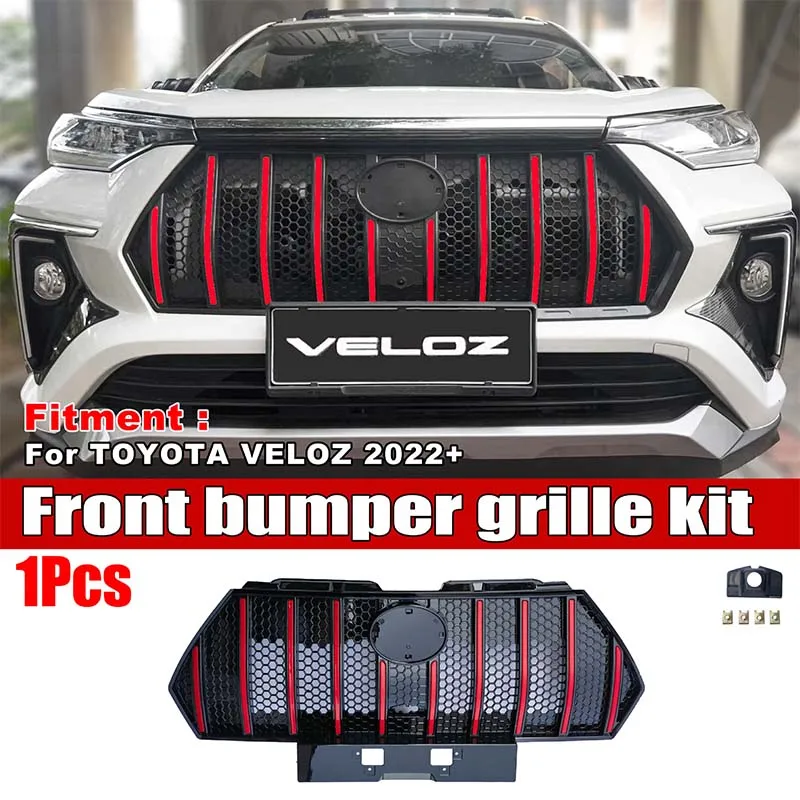 

For 2022 Toyota VELOZ Front Bumper Grille Mask Front Heat Spreader Grille High Quality ABS Material Car Parts