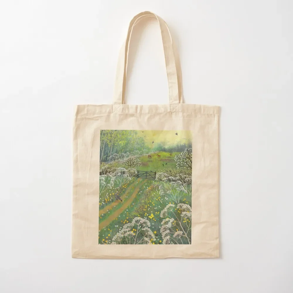 

The Gate to May Meadow Tote Bag Shopper custom fabric bag Tote Bag