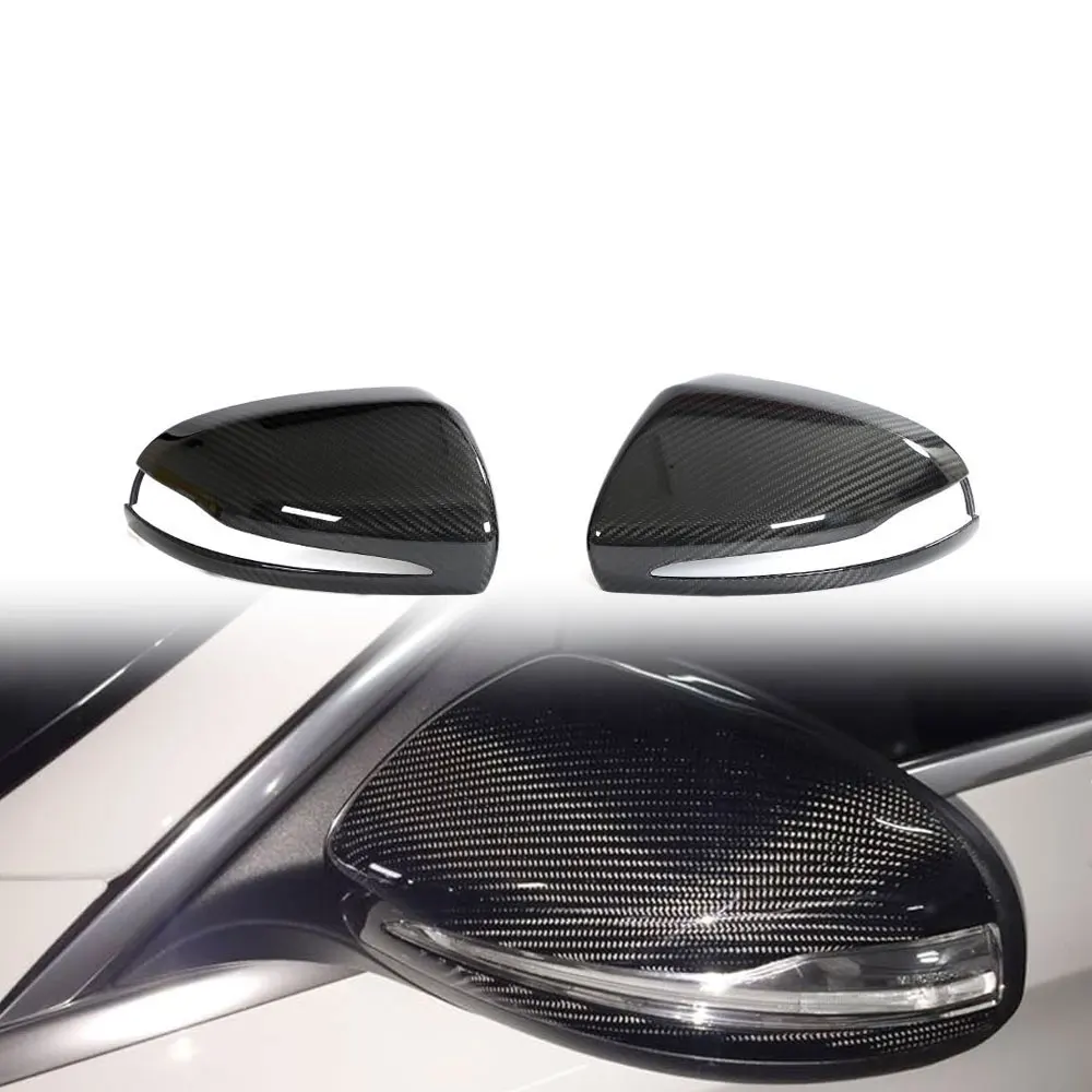 Prepreg Carbon Fiber Replacement Mirror Covers for Mercedes Benz W205 X253 W222 W213 C E S GLC Class