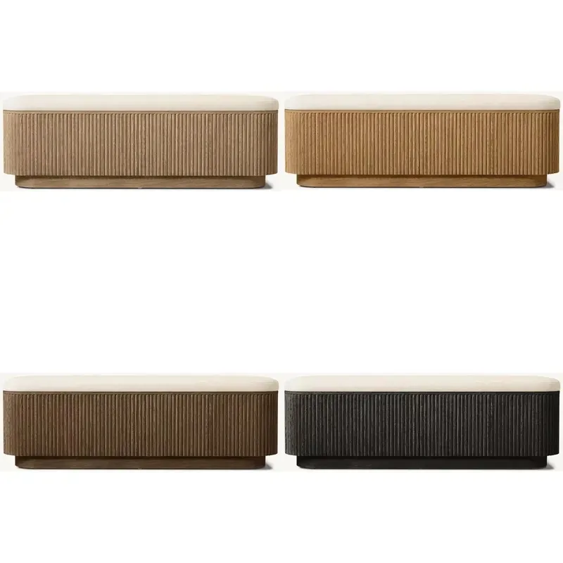 Bedside Storage Bench for Bedroom Furniture