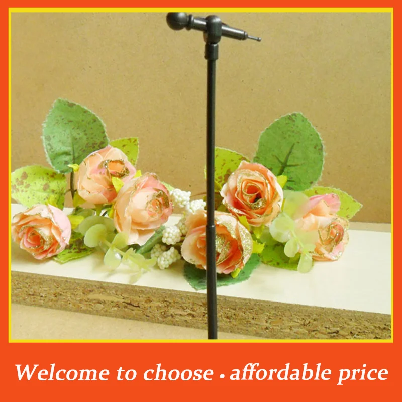 TH 2Pcs/Set new 1:12Dollhouse Miniature Microphone Sheet Music Combination Musical Instrument Furniture Model Decor Accessory