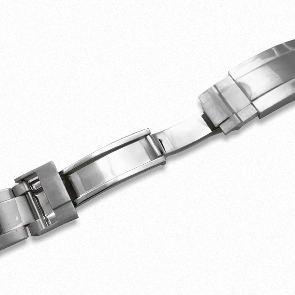 20 мм Высокое качество, полностью твердая нержавеющая сталь 316L, плоский интерфейс, ремешок для часов, браслет с инструментами, спортивный ремешок