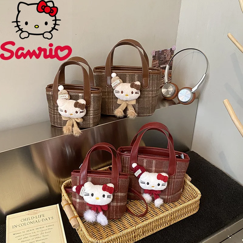 

Hello Kitty 2026 New Women's Crossbody Bag Fashion High Quality Girls Handbag Cartoon Versatile Women's Mobile Phone Storage Bag