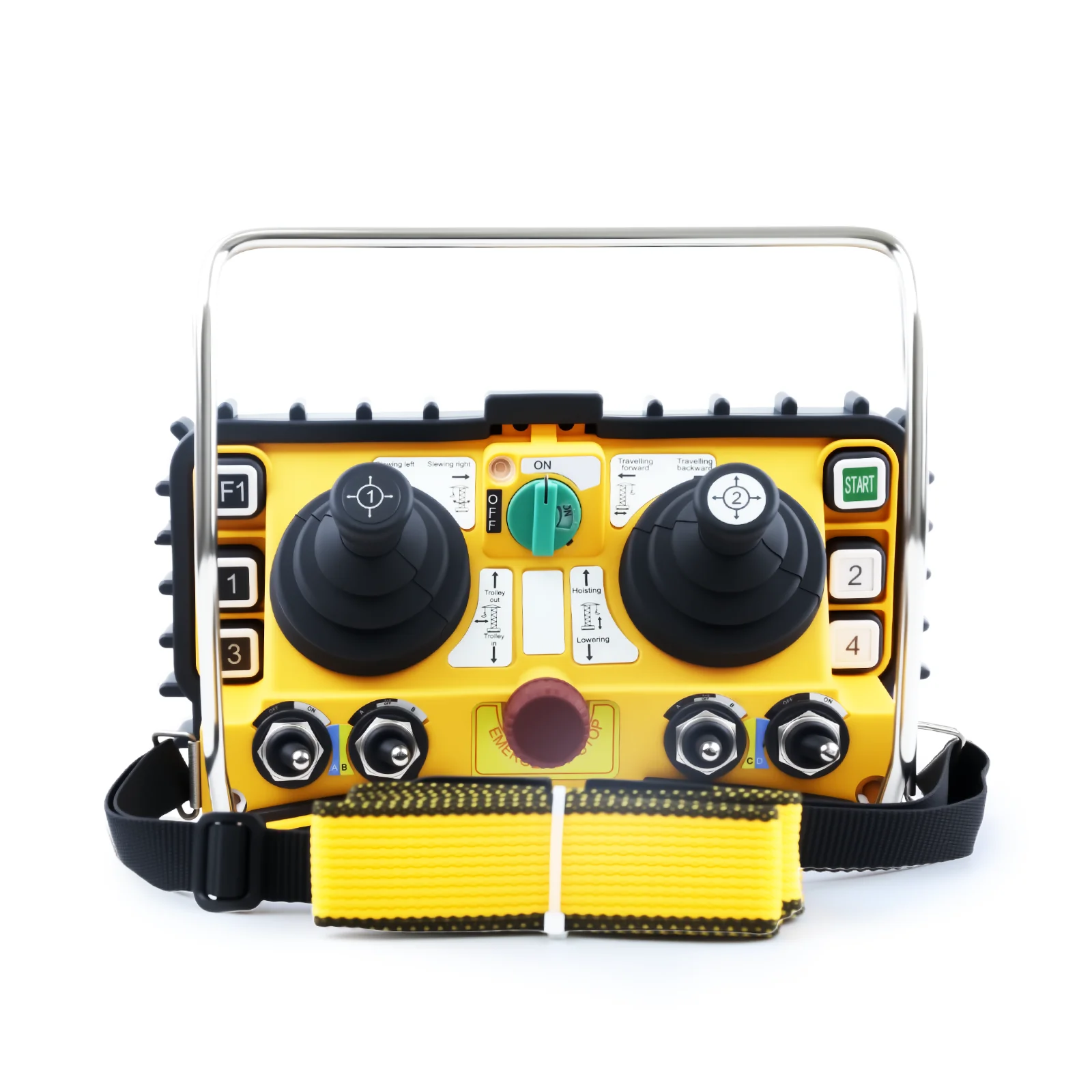 Industrial Radio Joystick Remote Control F24-60 For Tower Crane Hoist Crane Remote Control Transmitter And Receiver