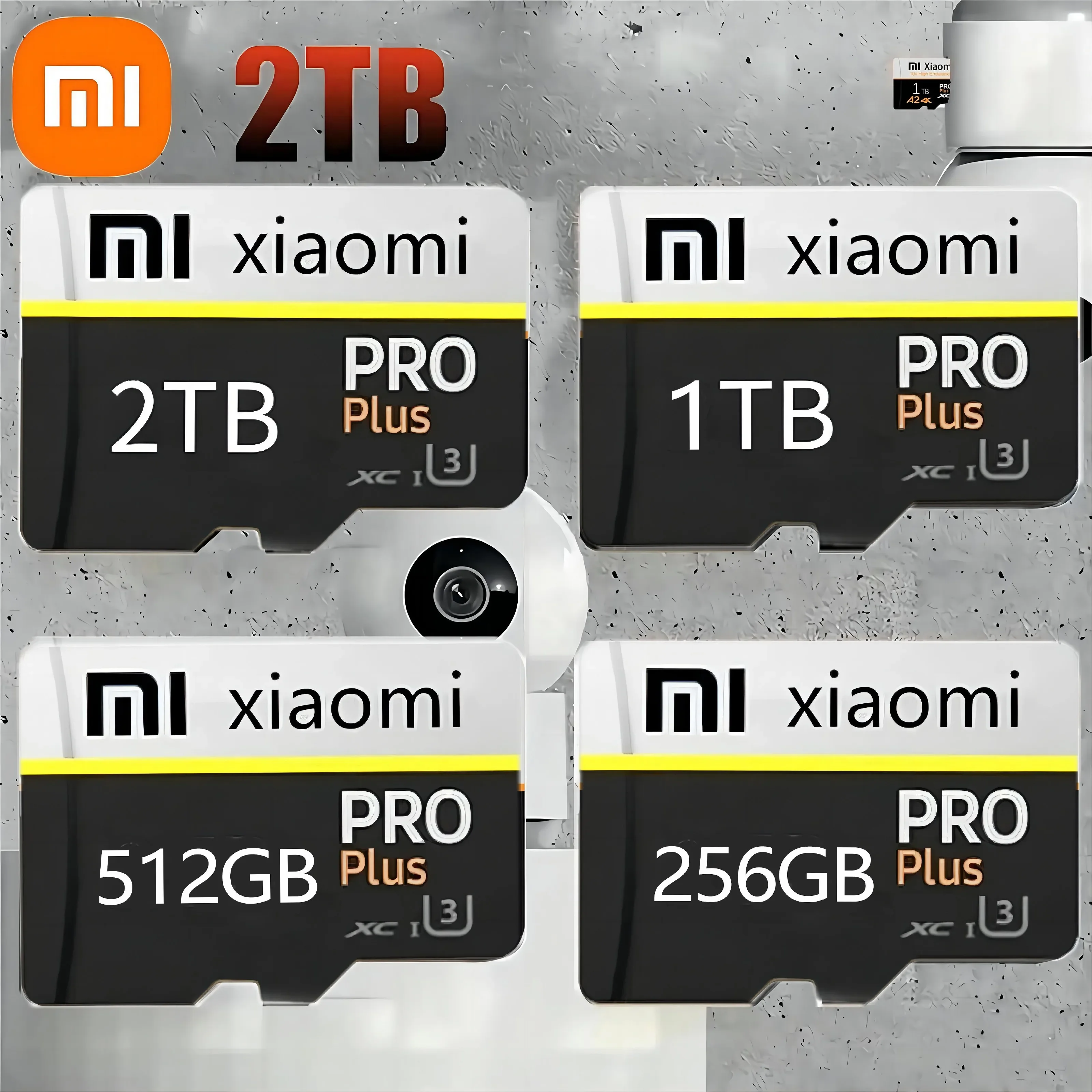 Xiaomi 2TB 1TB Flash Card 512GB Memory Card Large Capacity Micro TF Card 128GB 256GB High Speed SD Cards for PC/Phone/Camera/Mac