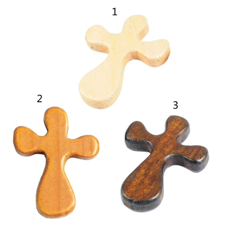 Pocket Holding Crosses Handmade Small Comfort Crosses for Women Men