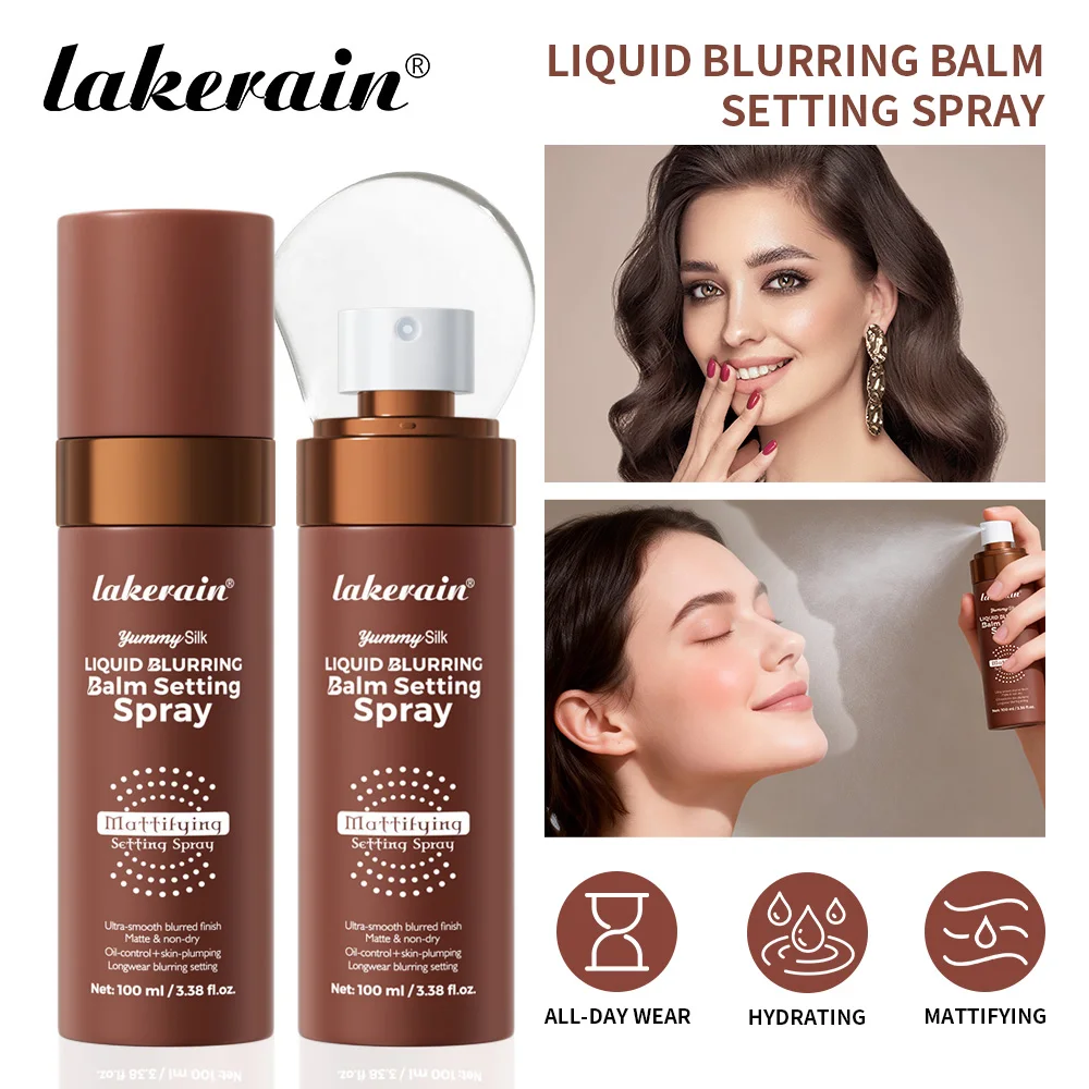 

Liquid Blurring Balm Setting Spray Smooth Skin Oil Control Long Lasting Moisturizing Repairing Blurred Finish Setting Spray