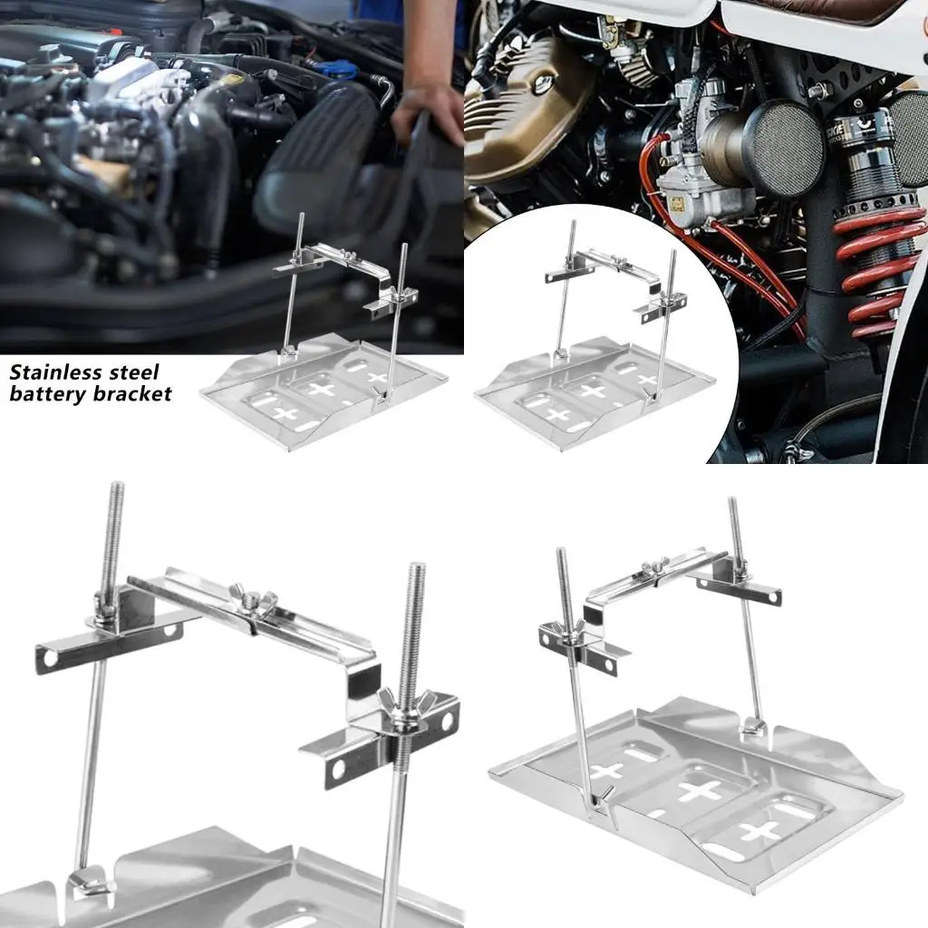 Battery Retention Stainless Steel Brackets Vibration Resistance For Car Boat Applications