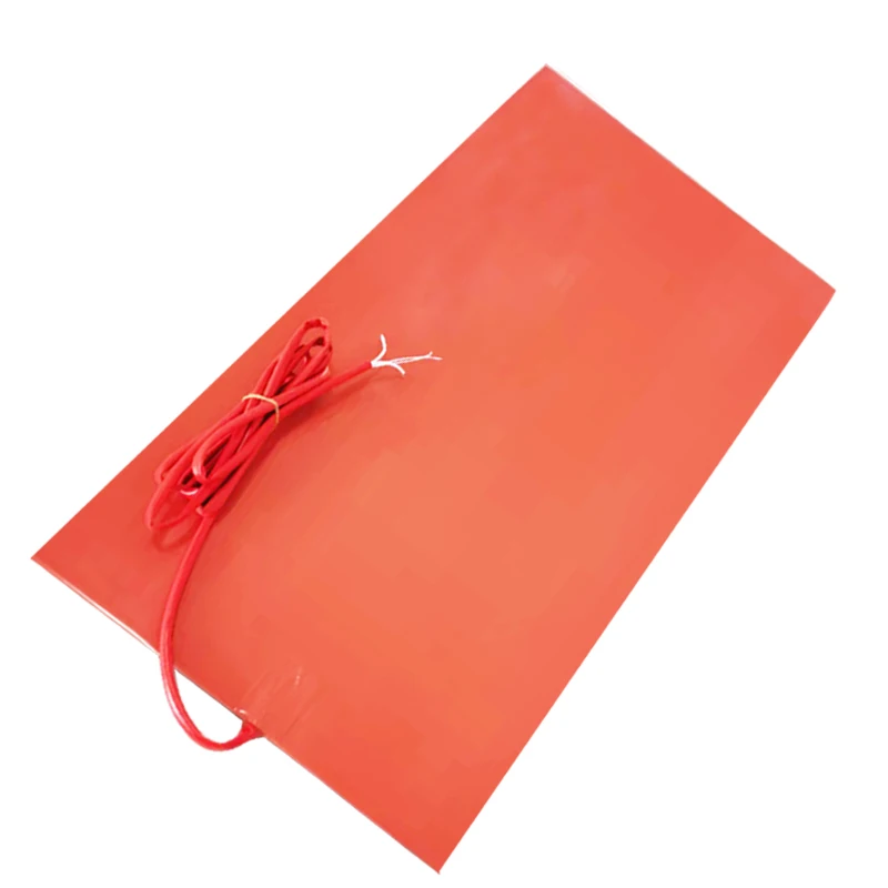 Flexible Heating Pad Silicone Rubber Heater for Electrical Heating, Customizable Sizes and Controllers