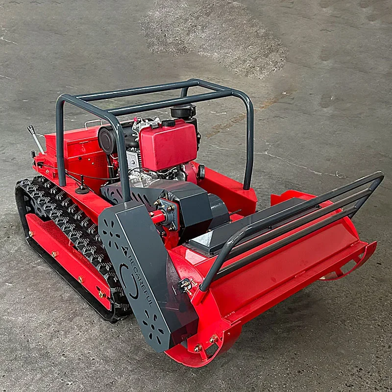Customized Euro 5 Emission Standard Self Propelled 4 Stroke Remote Controlled Lawn Mower Wireless Control Garden Machinery DIY