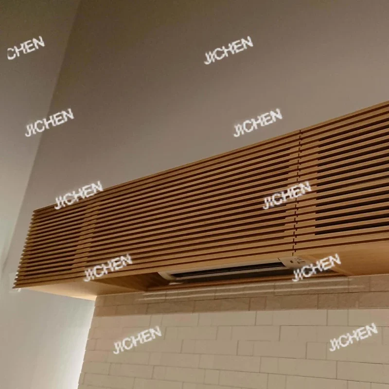 Air Conditioner Cover Shelter Box Solid Wood Hanging On-hook Dust Cover Oxmel Gree Haier Air Conditioner Cover