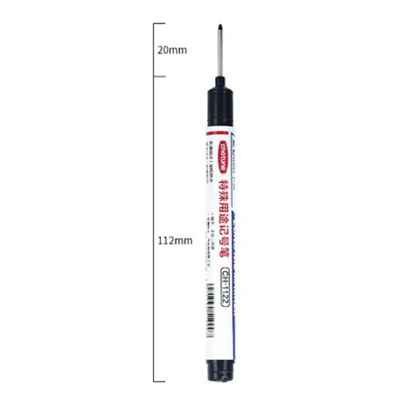 Rotulador especial multiusos de cabeza larga, lápiz marcador de secado rápido, resistente al agua, aceite, azulejo de cerámica, carpintero