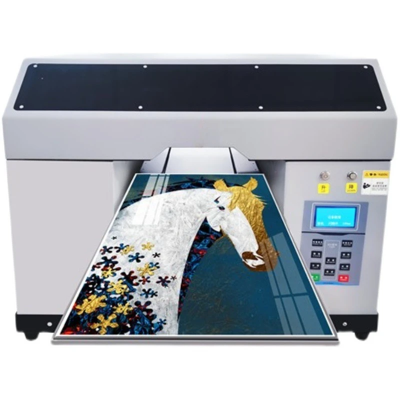 UV printer, small A3 upgraded mobile phone case acrylic 3D varnish flat cylindrical color printing equipment