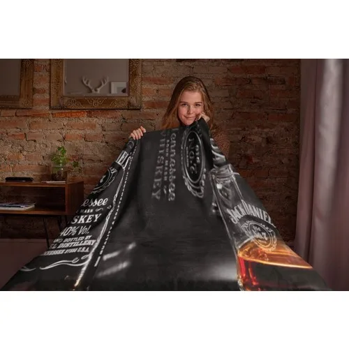 Kiparis Jack Danielss Pattern 2, Fleece Double Blanket