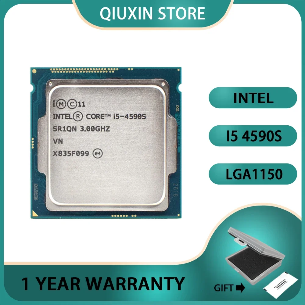 CPU Processor 6M 65W LGA 1150 Intel Core i5 4590S 3.0 GHz Quad-Core